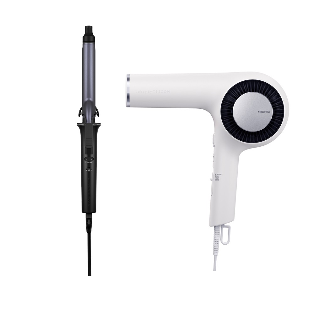 NIM3026TW電棒捲+NIB3000TW吹風機